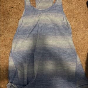 Women's Blue Muscle Tee